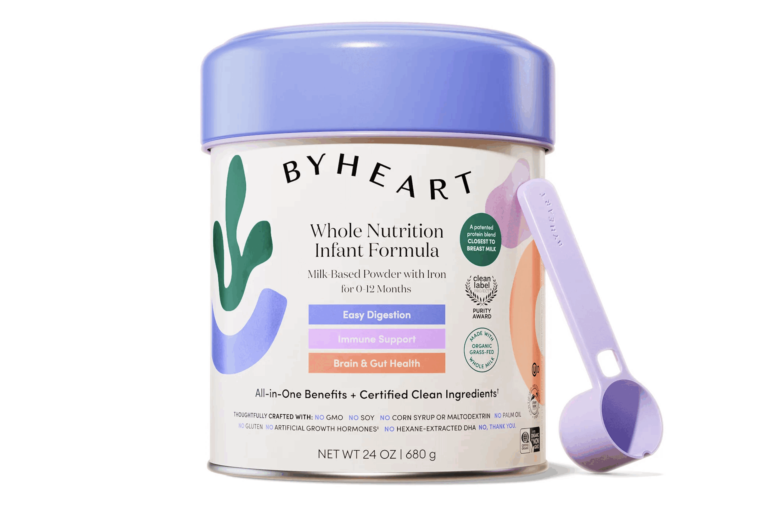 Registered dietitian Claire Rifkin sitting at her desk explaining the ByHeart formula recall in simple terms for parents and pregnant women.